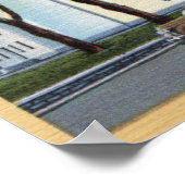 Salem, Oregon - Staat Hauptstadt Gebäude View Poster (Ecke)