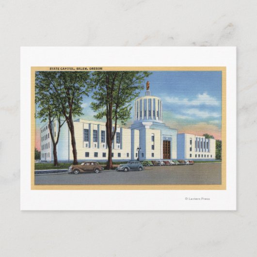 Salem, Oregon - Staat Hauptstadt Gebäude View Postkarte (Vorderseite)