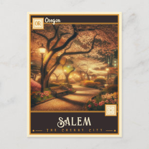 Salem, Oregon   VINTAG Postkarte