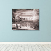 Salem Pond Leinwanddruck (Insitu (Holzboden))
