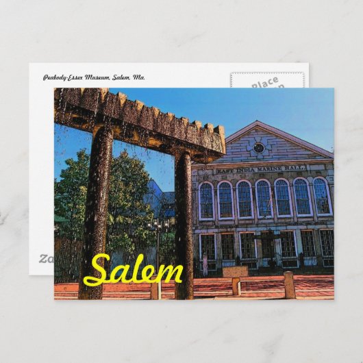 Salem Postcard Postkarte (Vorne/Hinten)