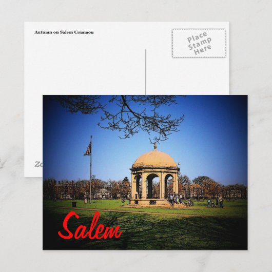 Salem Postcard Postkarte (Vorne/Hinten)