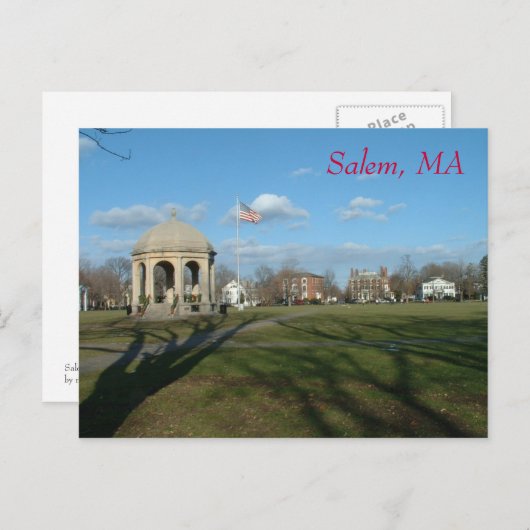 Salem Postkarte (Vorne/Hinten)