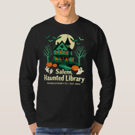Salem, Spuk Bibliothek, Massachusetts, Est. 1892 T-Shirt