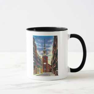 Salem-Straßen-Ansicht der alten Nordkirche Gbd Tasse