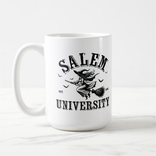 Salem University Flying Hexe Kaffeetasse (Links)