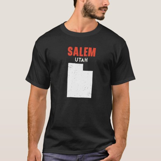 Salem Utah USA State America Travel Utahan T-Shirt (Vorderseite)