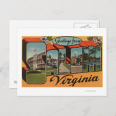 Salem, VirginiaGroße BriefszenenSalem, VA Postkarte (Vorne/Hinten)