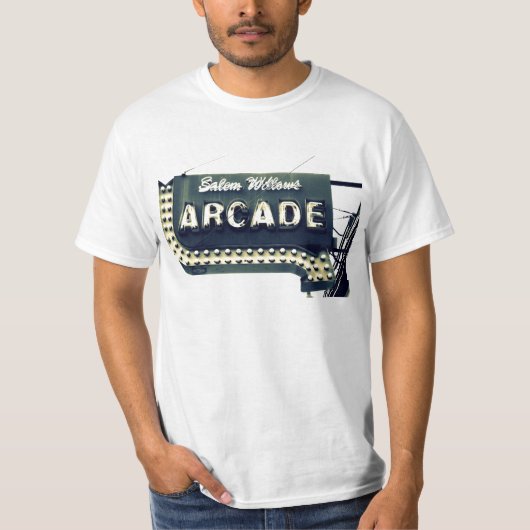 Salem-Weidenarcade-Vintages T-Shirt (Vorderseite)