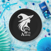 Salem Witch Academy Wiccan Hexes Halloween-Party Pappteller (Party)