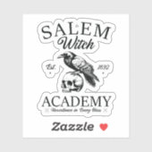 Salem Witch Acadeween Custom-Cut Aufkleber (Blatt)