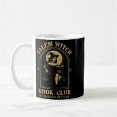 Salem Witch Book Club Bookish Halloween Full Moon  Kaffeetasse (Links)