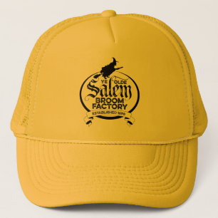 Salem Witch Broom Factory - lustig Vintag gotisch Truckerkappe