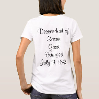 Salem Witch Descendants Bridget Bishop T - Shirt