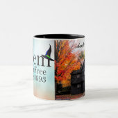 Salem Witch House in Salem Massachusetts Zweifarbige Tasse (Mittel)