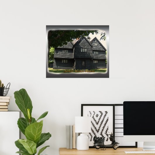 Salem Witch House Poster (Heimbüro)