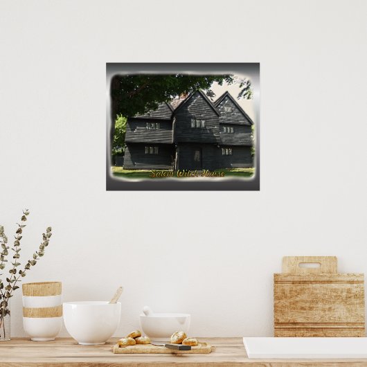 Salem Witch House Poster (Küche)