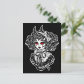 Salem Witch Illustration Art Postkarte (Stehend Vorderseite)