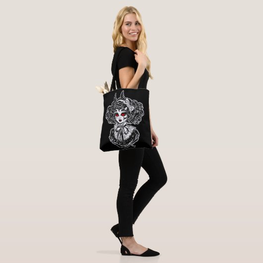 Salem Witch Illustration Art Tasche (Am Model)