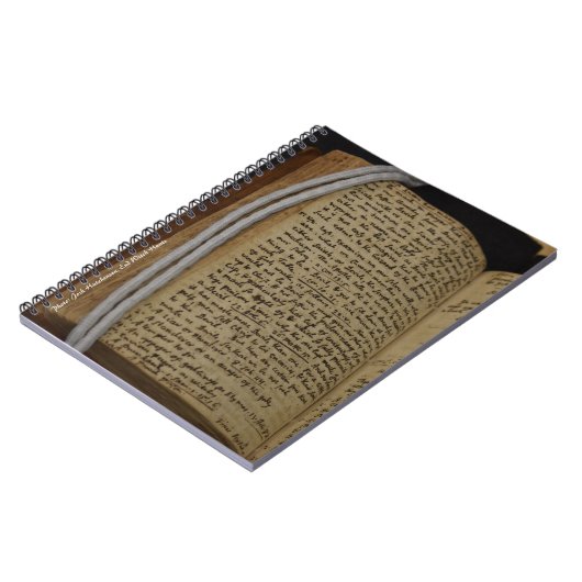 Salem Witch Trial Notebook, Rev. Parris Sermon Notizblock (Linke Seite)