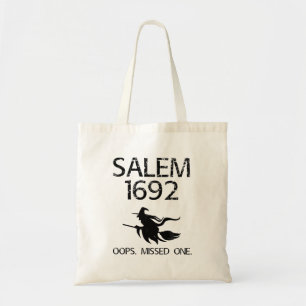 Salem Witch Trials Funny Oops fehlte ein Halloween Tragetasche