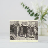 Salem Witch Trials Postkarte (Stehend Vorderseite)