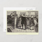 Salem Witch Trials Postkarte (Vorne/Hinten)