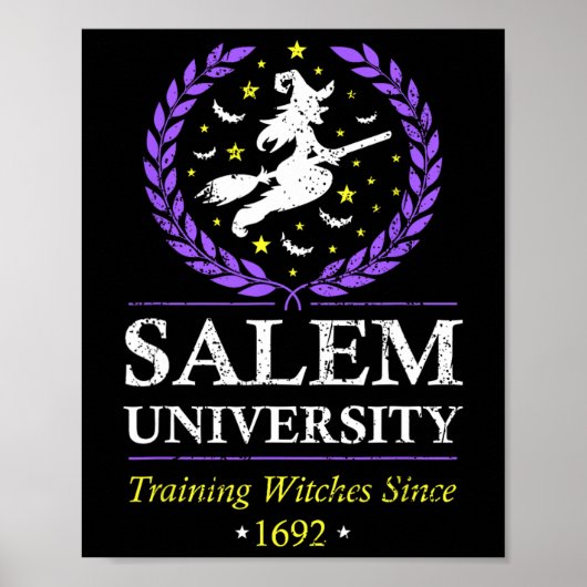 Salem Witwe Training Halloween Women Poster (Vorne)
