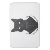 Salems verzauberte schwarze Katze Badematte (Vorderseite Vertikal)