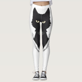 Salems verzauberte schwarze Katze Leggings