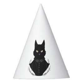 Salems verzauberte schwarze Katze Partyhütchen