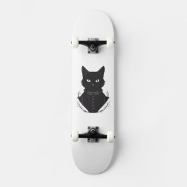 Salems verzauberte schwarze Katze Skateboard