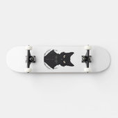 Salems verzauberte schwarze Katze Skateboard (Horizontal)