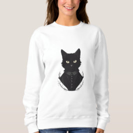 Salems verzauberte schwarze Katze Sweatshirt