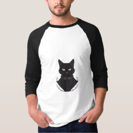 Salems verzauberte schwarze Katze T-Shirt
