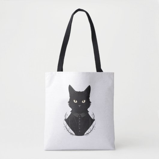 Salems verzauberte schwarze Katze Tasche (Vorderseite)