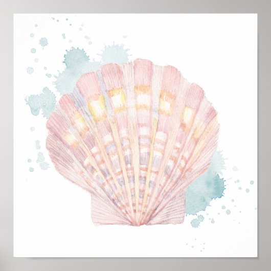 Salento Coast Muschel Poster (Vorne)