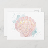 Salento Coast Muschel Postkarte (Vorne/Hinten)