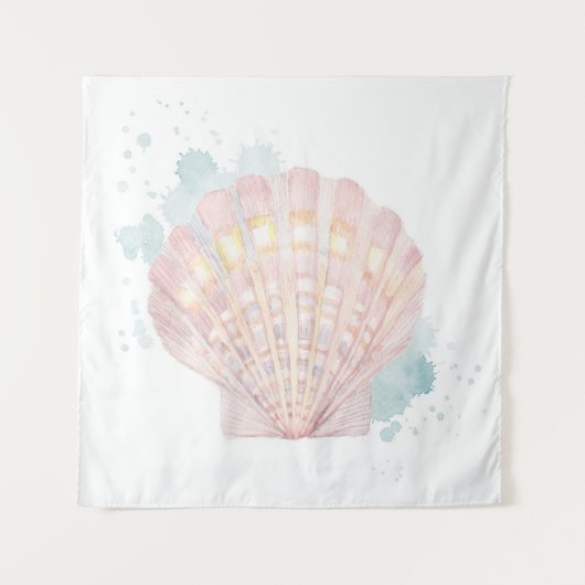 Salento Coast Muschel Wandteppich (Vorderseite (Horizontal))