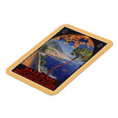Salerno Italien Vintage Sommerreisen Magnet (Linke Seite)