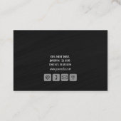 Sales Agent Business Card Visitenkarte (Rückseite)