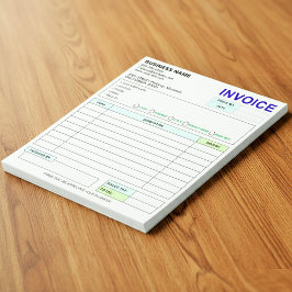 Sales Invoice Receipt | Company / Business Name Notizblock