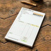 Sales Invoice Receipt Pad | Business Order Form Post-it Klebezettel