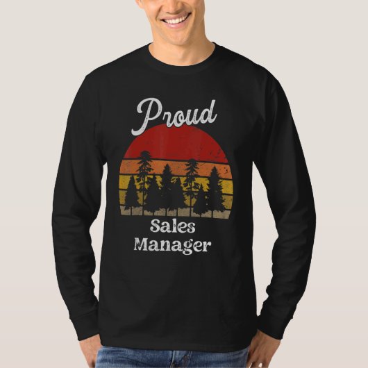 Sales Manager  Job Title Professions T-Shirt (Vorderseite)