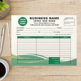 Sales Receipt Quotation Invoice Service Form Briefbogen