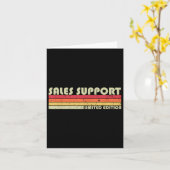 Sales Support Funny Job Title Professionals Geburt Karte (Gelbe Blume)