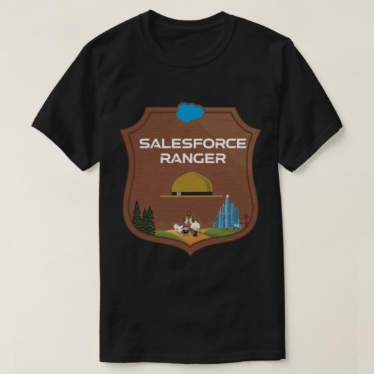 Salesforce Abzeichen - Salesforce art - Salesforce T-Shirt (Design vorne)