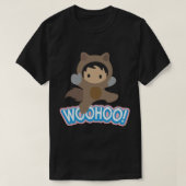 Salesforce Astro Wohooo - Salesforce trailblazer - T-Shirt (Design vorne)