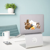 Salesforce Campfire Vinyl Sticker (Laptop auf Schreibtisch)