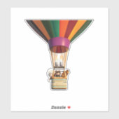 Salesforce Hot Air Ballon - 3D - Aufkleber (Blatt)